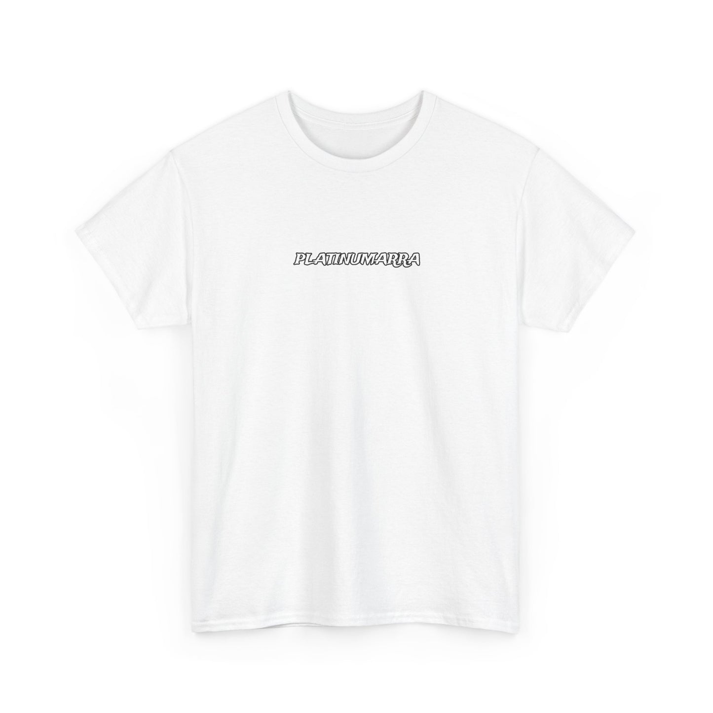 Minimalist 'Happiness' Script Tee — Small Chest Logo