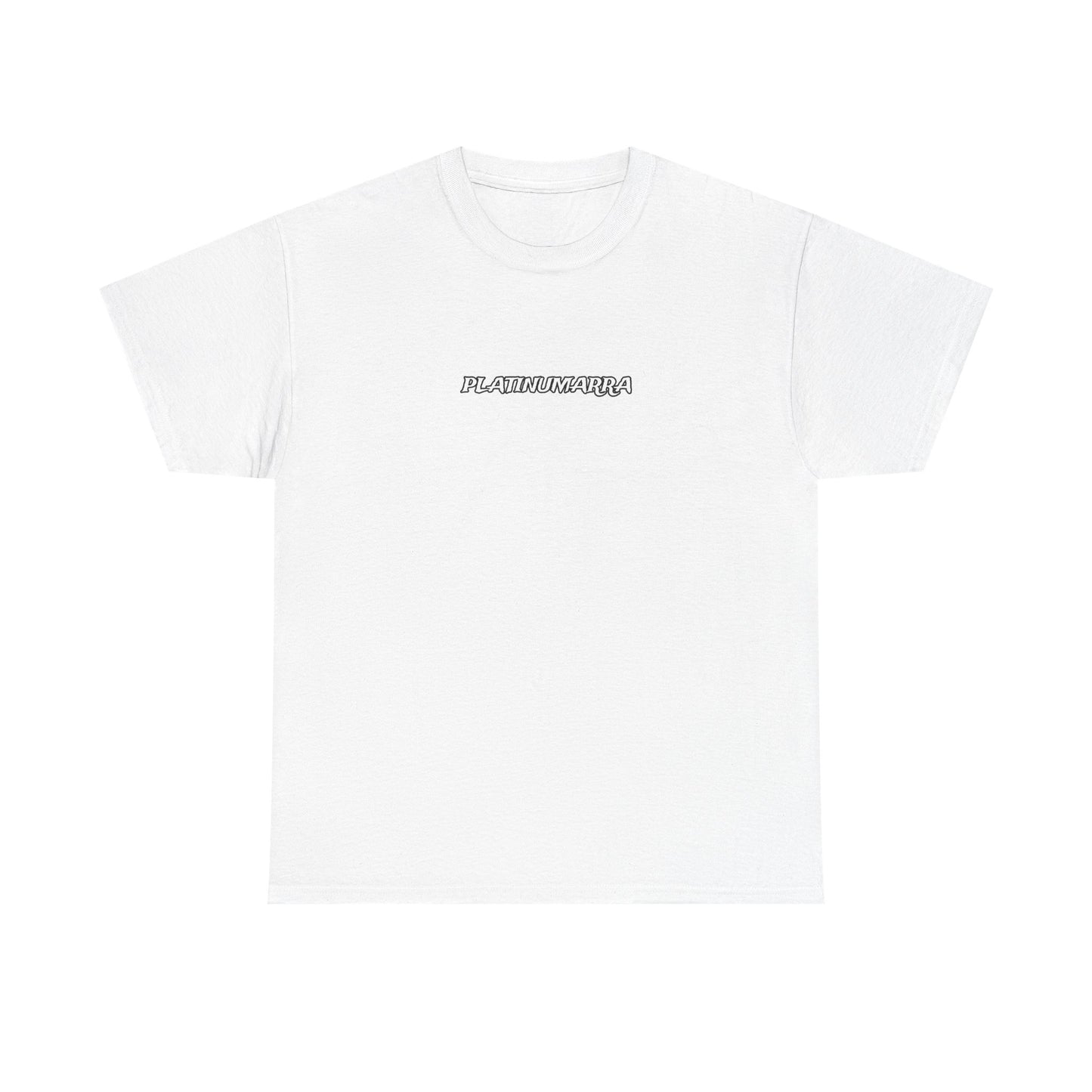 Minimalist 'Happiness' Script Tee — Small Chest Logo